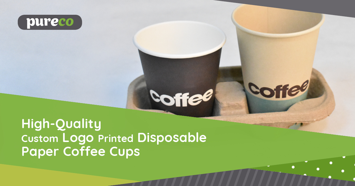 HighQuality Custom Logo Printed Disposable Paper Coffee Cups