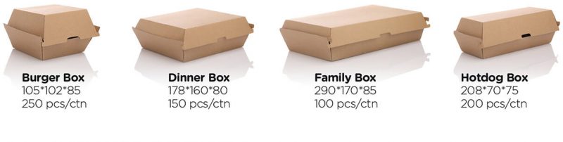 dinner boxes e1534669258935 800x202 5 Things to Look for When Buying Fast Food Packaging